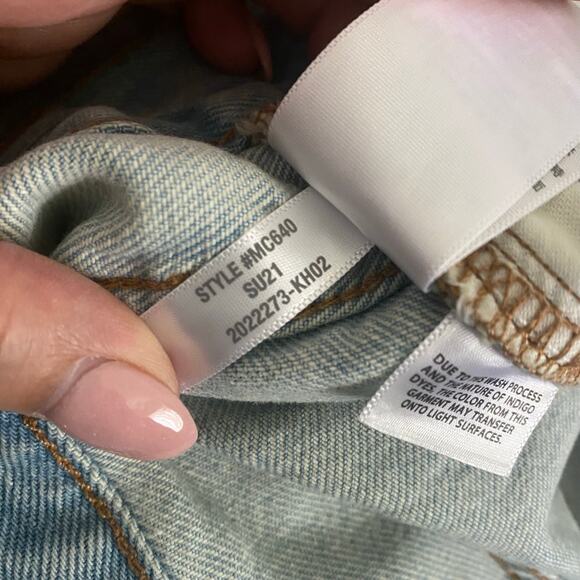 NWT Madewell Relaxed Denim Shorts Size 28 - Picture 5 of 12